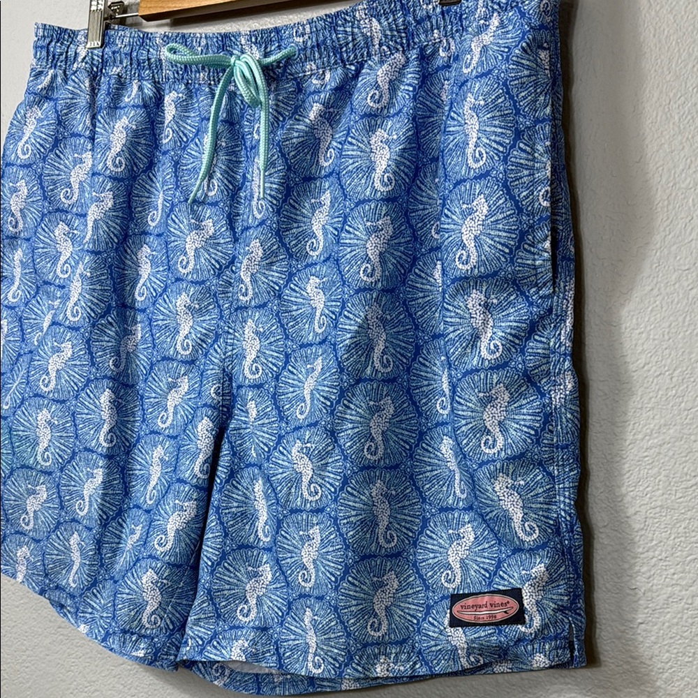 Vineyard Vines‎ Blue Seahorse Men's Swim Shorts